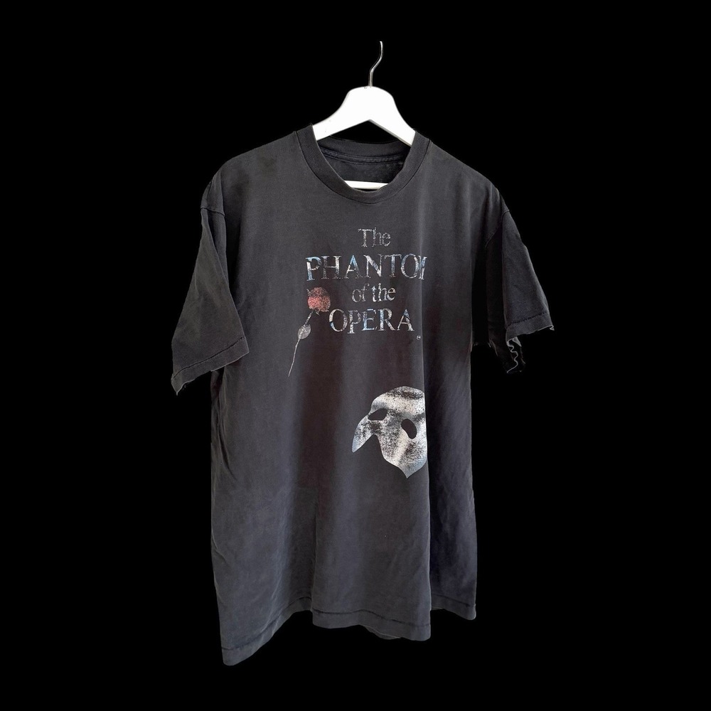 Vintage 90's Phantom‎ Of The Opera Pantage Theatre Sz L/XL Single Stitch Faded